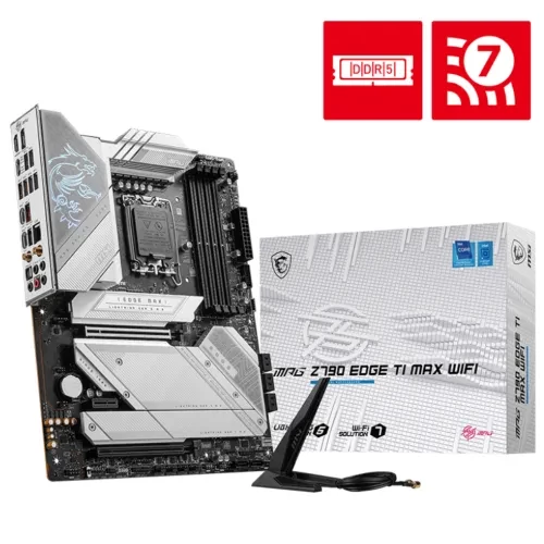 ATX Motherboard with DDR5 and WiFi, MSI MPG Z790 EDGE TI MAX.