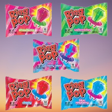 Sweet Valentine's Delight: Ring Pop 20-Count Variety Party Pack - Individually Wrapped Lollipops with Assorted Fruity Flavors for Kids' Goodie Bags and Party Favors