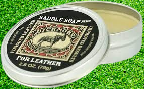 Bickmore Saddle Soap Plus - 2.8oz: Premium Leather Cleaner & Conditioner Infused with Lanolin - Restores, Moisturizes, and Protects