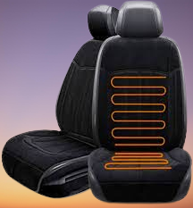 Enhance Your Driving Comfort with SriGM Car Seat Cushion: Winter Seat Cover for Ultimate Comfort - Black (1 Pack)