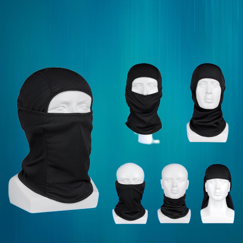 Three-piece Balaclava Ski Mask Set - Winter Full Face Masks for Men and Women with UV Protection, Windproof Hood for Skiing and Motorcycle Riding.