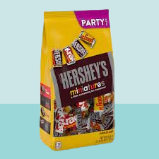 Indulge in Love: HERSHEY'S Miniatures Assorted Chocolate Valentine's Day Candy Party Pack - 35.9 oz of Sweet Delight!