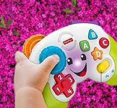 Fisher-Price Laugh & Learn Game & Learn Controller: Interactive Baby & Toddler Toy with Music, Lights, and Activities for Ages 6+ Months