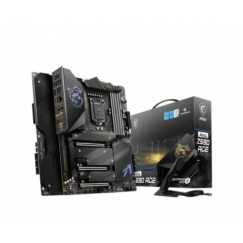 ATX Motherboard for Gaming: MSI MEG Z590 ACE, Compatible with Intel 10th and 11th Gen CPUs