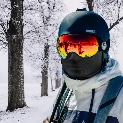 Stay Shiesty on the Slopes: Achiou Ski Mask for Men and Women - UV Protector Balaclava Face Mask, Lightweight and Stylish for Motorcycle and Snowboard Adventures